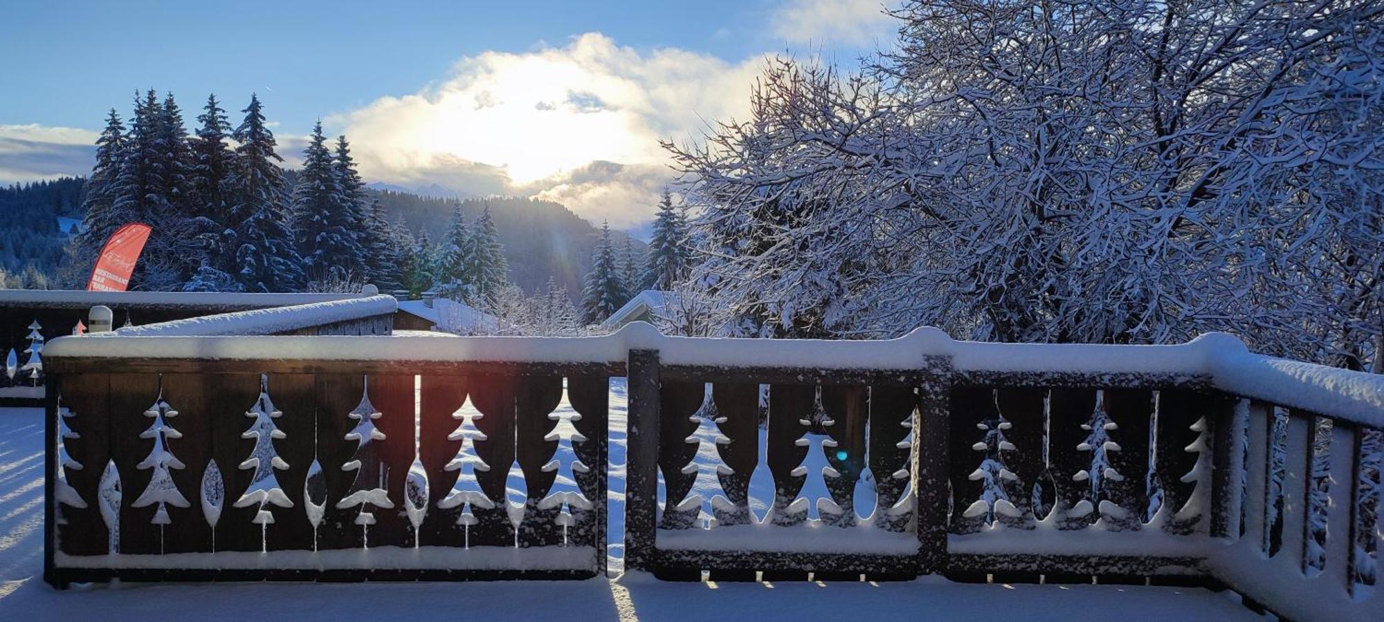 Le Taconet Hotel Le Praz de Lys Exterior foto