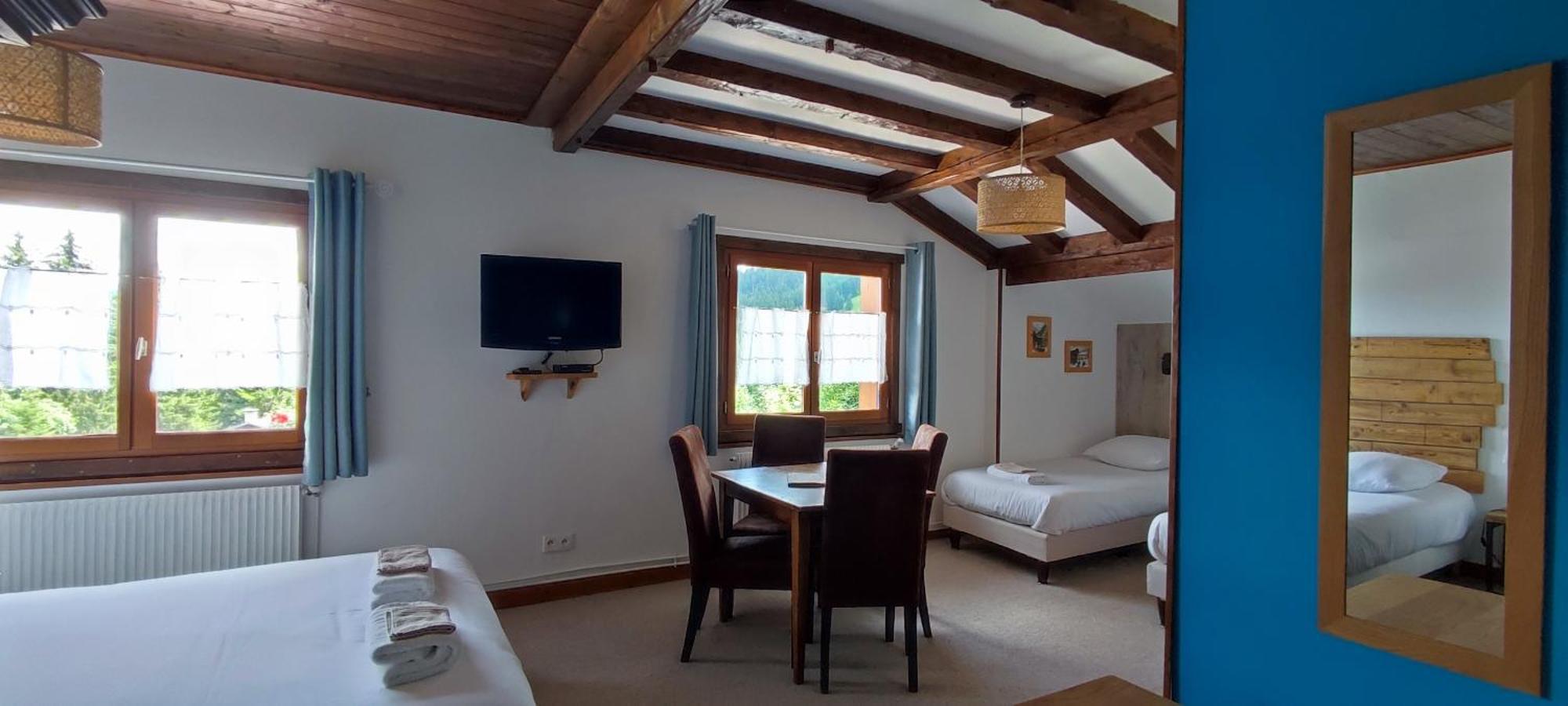 Le Taconet Hotel Le Praz de Lys Quarto foto